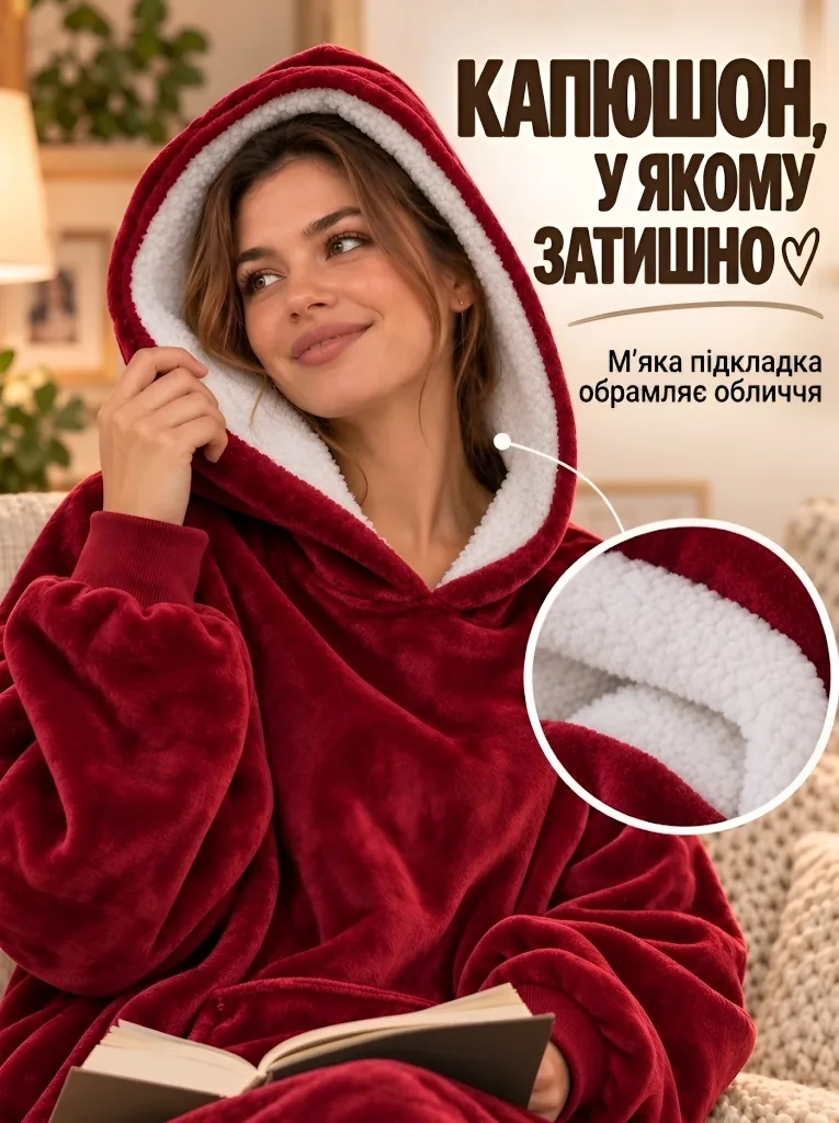 Капюшон з м'якою підкладкою